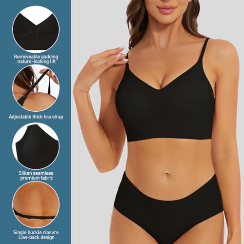 PALAY Women's Low Back Seamless Bras Backless Multiway Convertible Adjustable Strap Halter Lifting Bra Spaghetti Strap Wire-Free with Padded Removeable, XL PALAY Women's Low Back Seamless Bras Backless Multiway Convertible Adjustable Strap Halter Lifting Bra Spaghetti Strap Wire-Free with Padded Removeable, XL